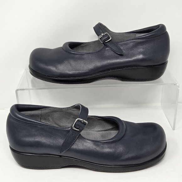 SoftWalk Shoes - Softwalk Navy Blue Shoes 9.5W Mary Jane Jupiter WIDE Cottagecore Walking Comfort